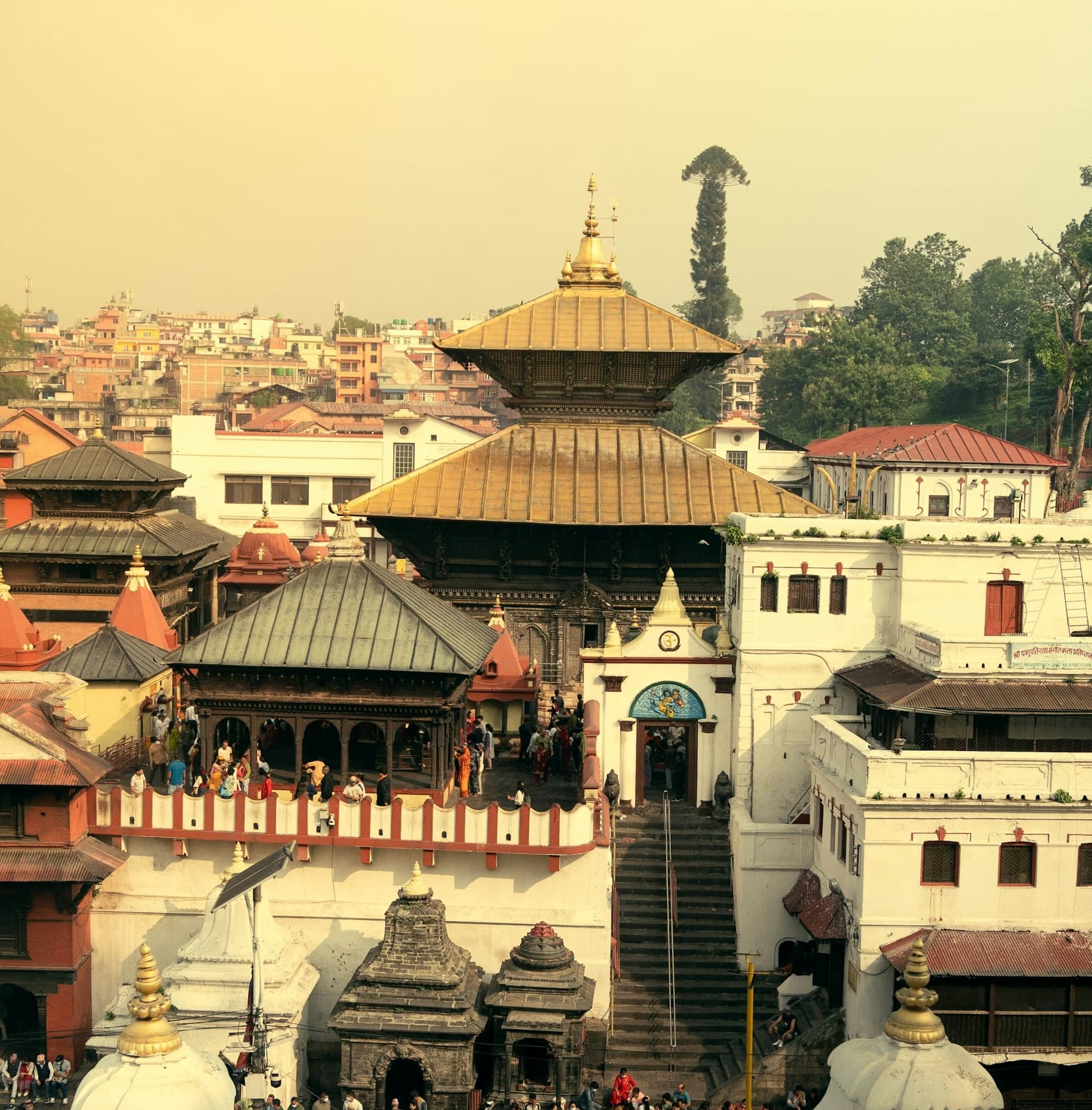 Pashupatinath temple area in Kathmandu